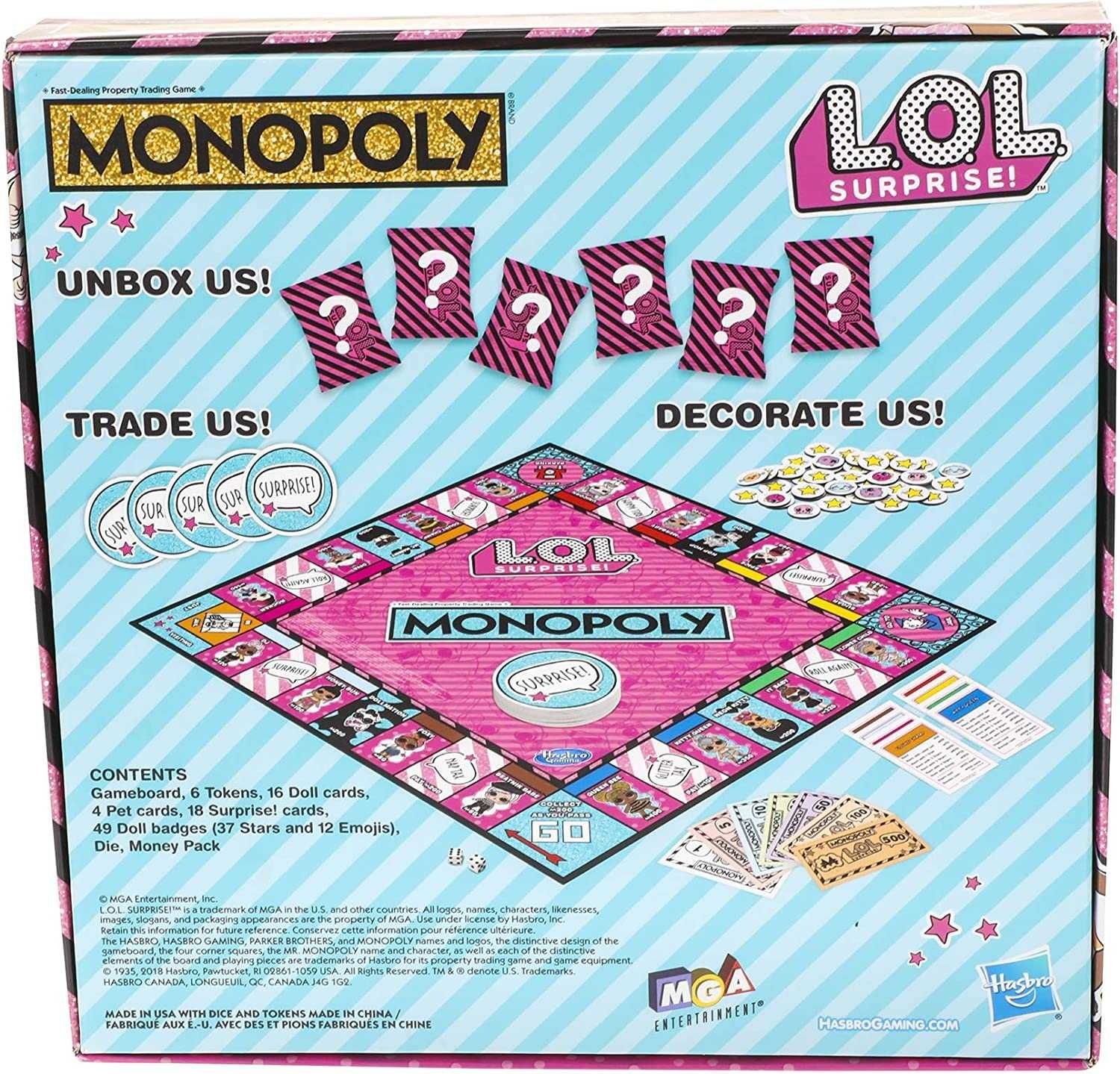 НОВА Игра Monopoly: LOL Surprise! Издание настолна игра