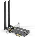 WiFi 6 адаптер PCI-E 1800Mbps 2.4G 5GHz Dual Band 802.11 ax/ac/a/b/g/n