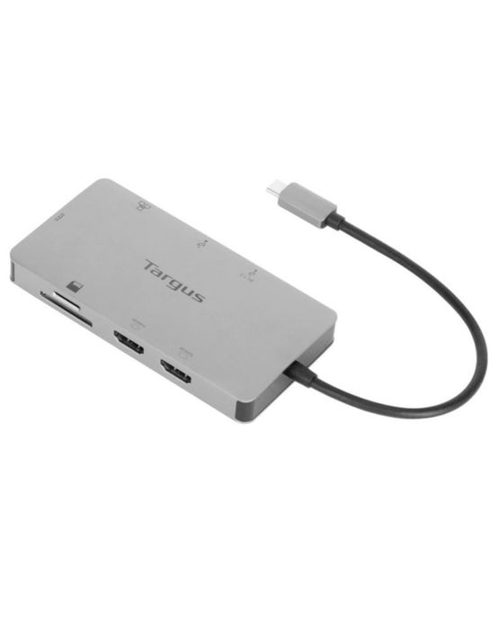 Dock Targus USB-C 4K - Suport 2 monitoare, 100W Power Pass-Thru
