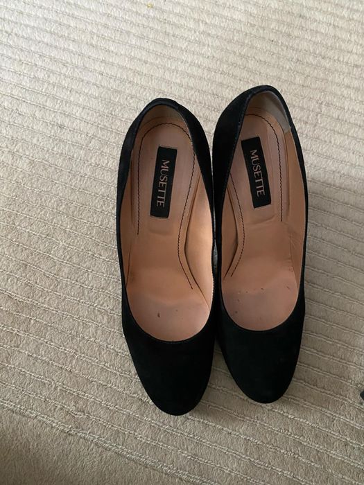 Pantofi musette piele intoarsa