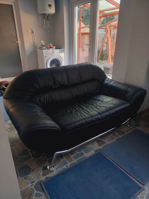 Set canapea/fotoliu piele 100%