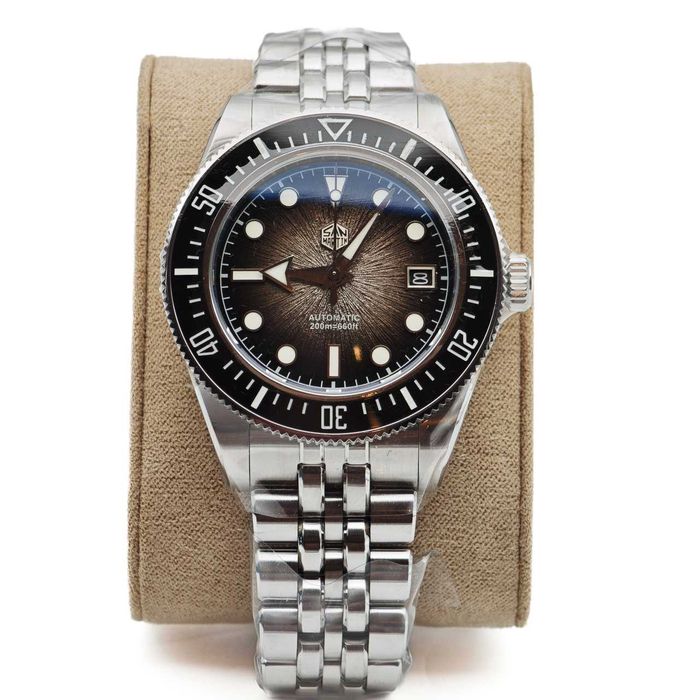 San Martin SN0148 Enamel Sunburst Gray 40mm