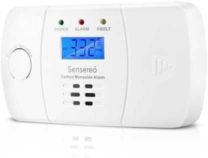 Нова Аларма за въглероден окис CO детектор - LED/LCD дисплей, защита