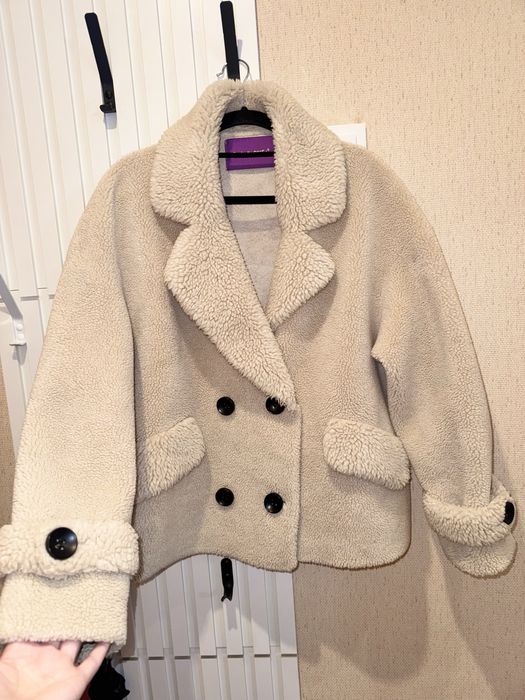 Пальто тедди 46 размер ( на 44 тоже подойдет)