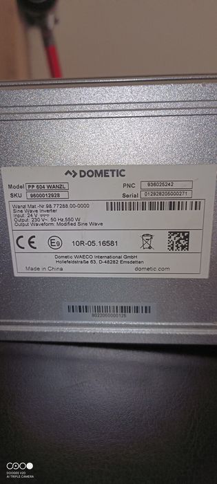 Инвертор Dometic + Wanzl PP 604