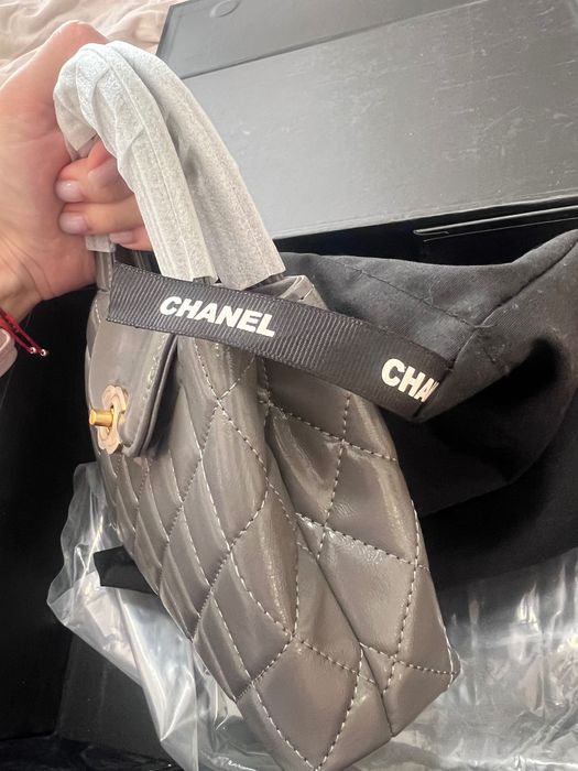 Сива чанта chanel
