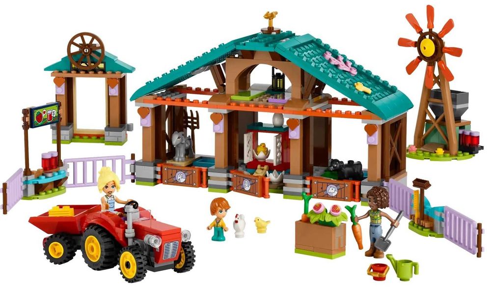 НОВО LEGO Friends 42617 - Убежище за селскостопански животни