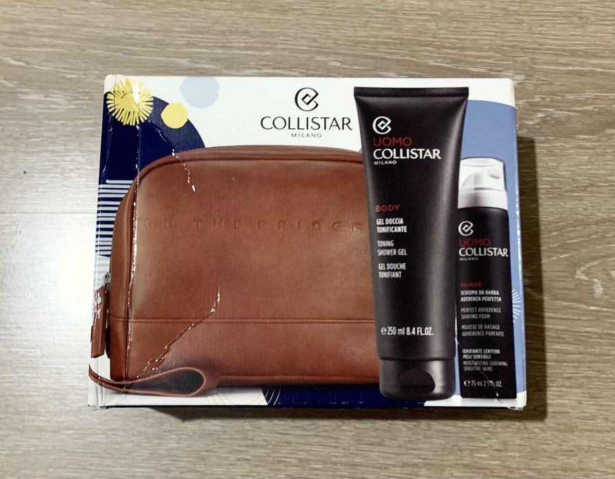 Мужской подарочный набор Collistar UOMO + косметичка The Bridge