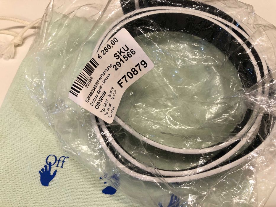 Off-White curea dama 70-95 cm, originala, retail 280 euro