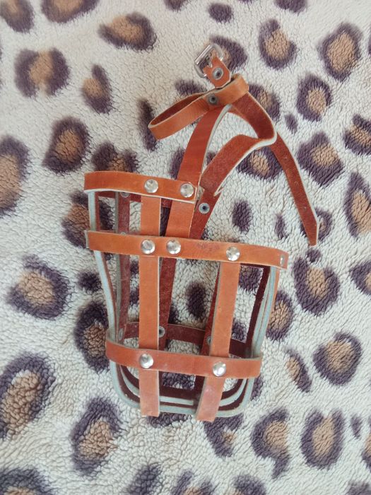Намордник для собак СССР натуральная толстая кожа СССР НОВЫЙ