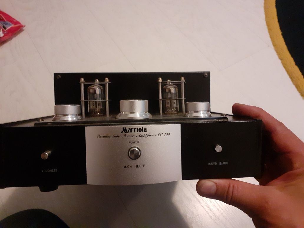 Amplificator audio Marriola AV400 hibrid lămpi tuburi integrate
