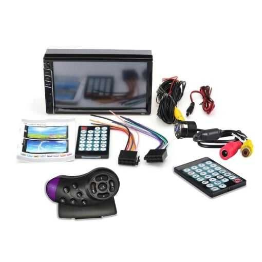 Kit Navigatie MP5 Universala Auto BT - Camera Marsarier, Comenzi Volan
