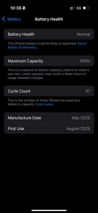 Iphone 16 pro 256 GB 100%