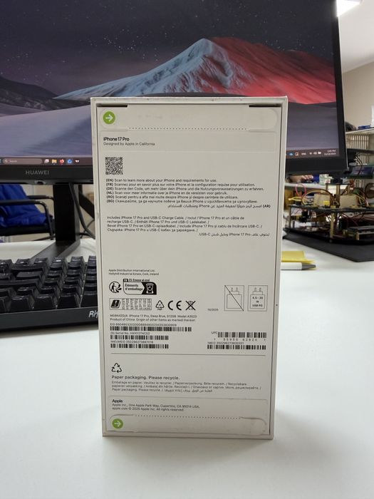 Iphone 17 pro, 512GB, sigilat