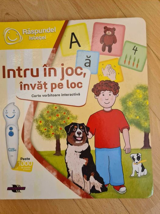 jocuri copii, puzzel uri si cartea Intru in joc/raspundel Istetel