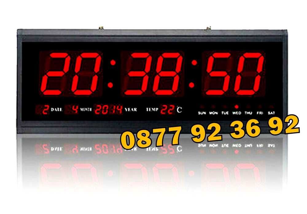 ПРОМО LED СВЕТЕЩ електронен дигитален стенен настолен часовник TL-4819