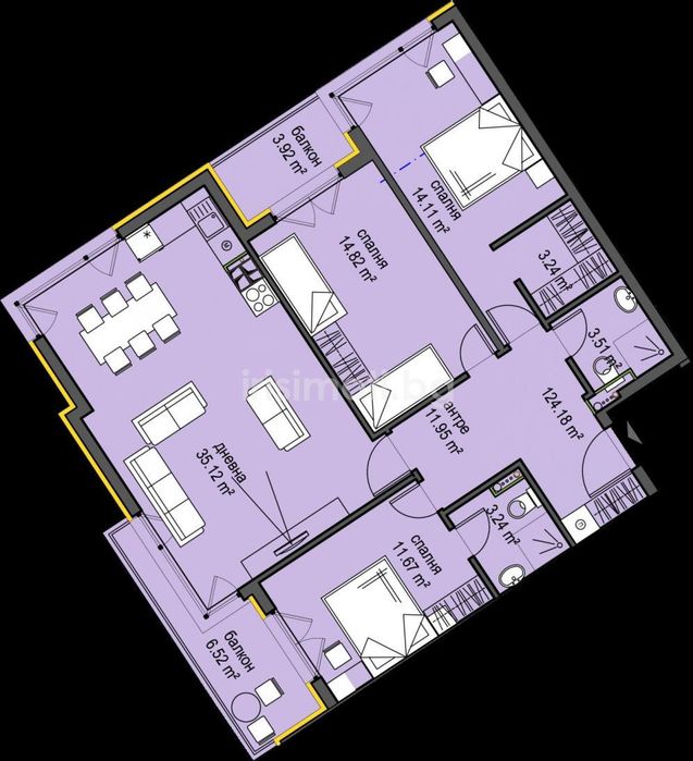 Продава се Четиристаен апартамент в София, Овча купел - 140 кв.м за 1790 €/кв.м - Снимка #6