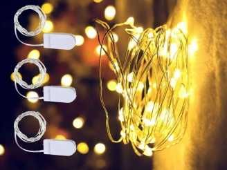 гирлянды свето-диодные ленты neon от батареек и др. источников питания