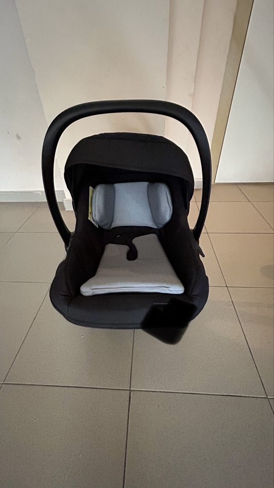 Комбинирана количка 3 в 1 Cherie Black KIKKABOO