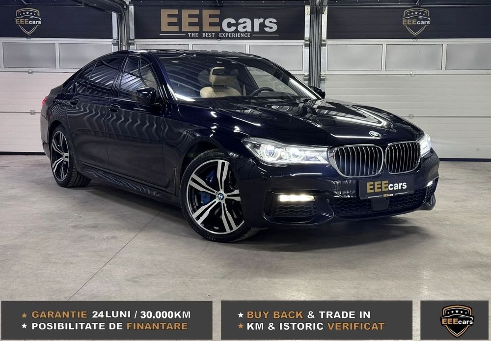 BMW Seria 7 750XD MPack NightV SoftCL Distronic 3XDVD ParkingKey GARANTIE
