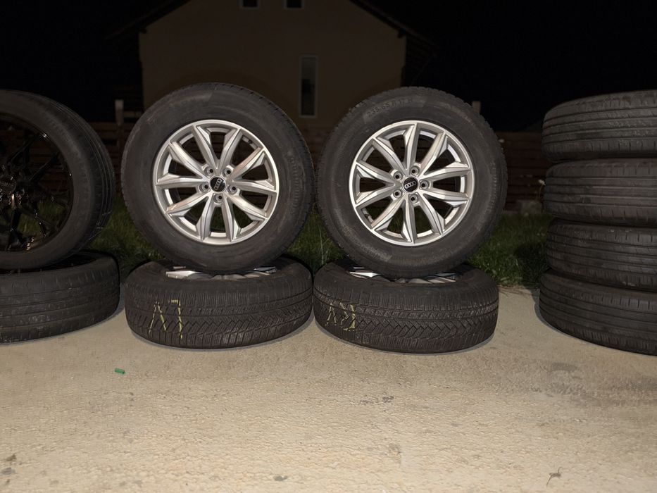 Jante Audi VW Skoda 5x112 cu cauciucuri iarnă 225/65 R17