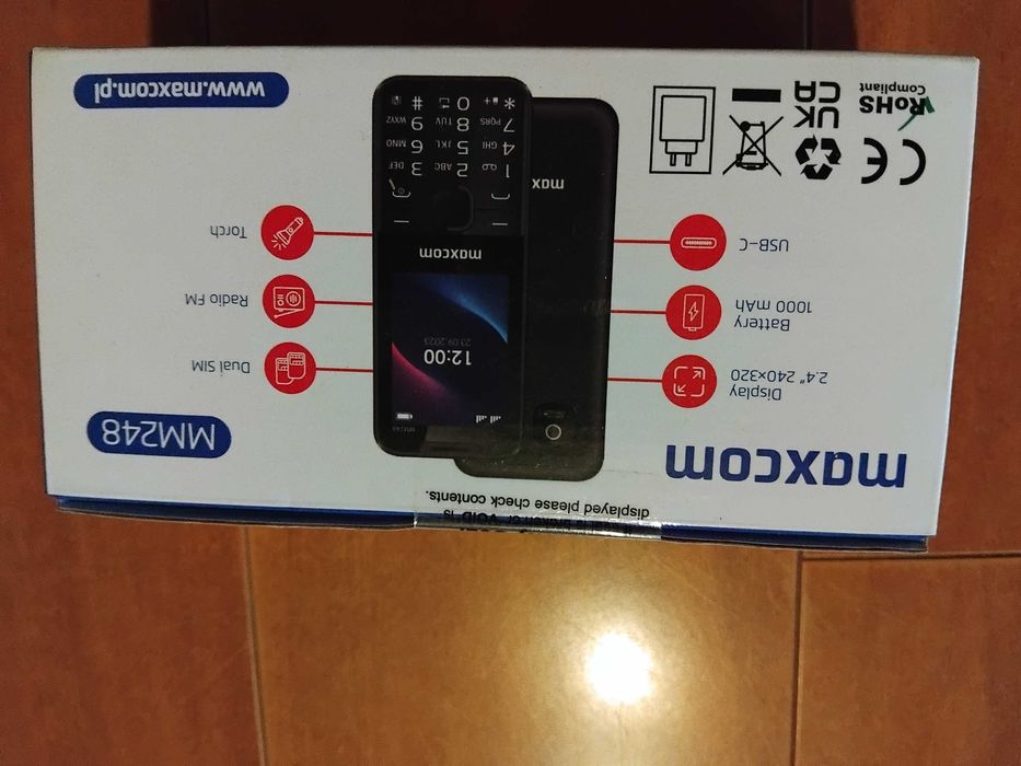 Telefon Mobil Maxcom MM248 Dual Sim Black