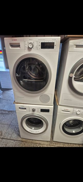 Пералня Бош + Сушилня Бош серия 8