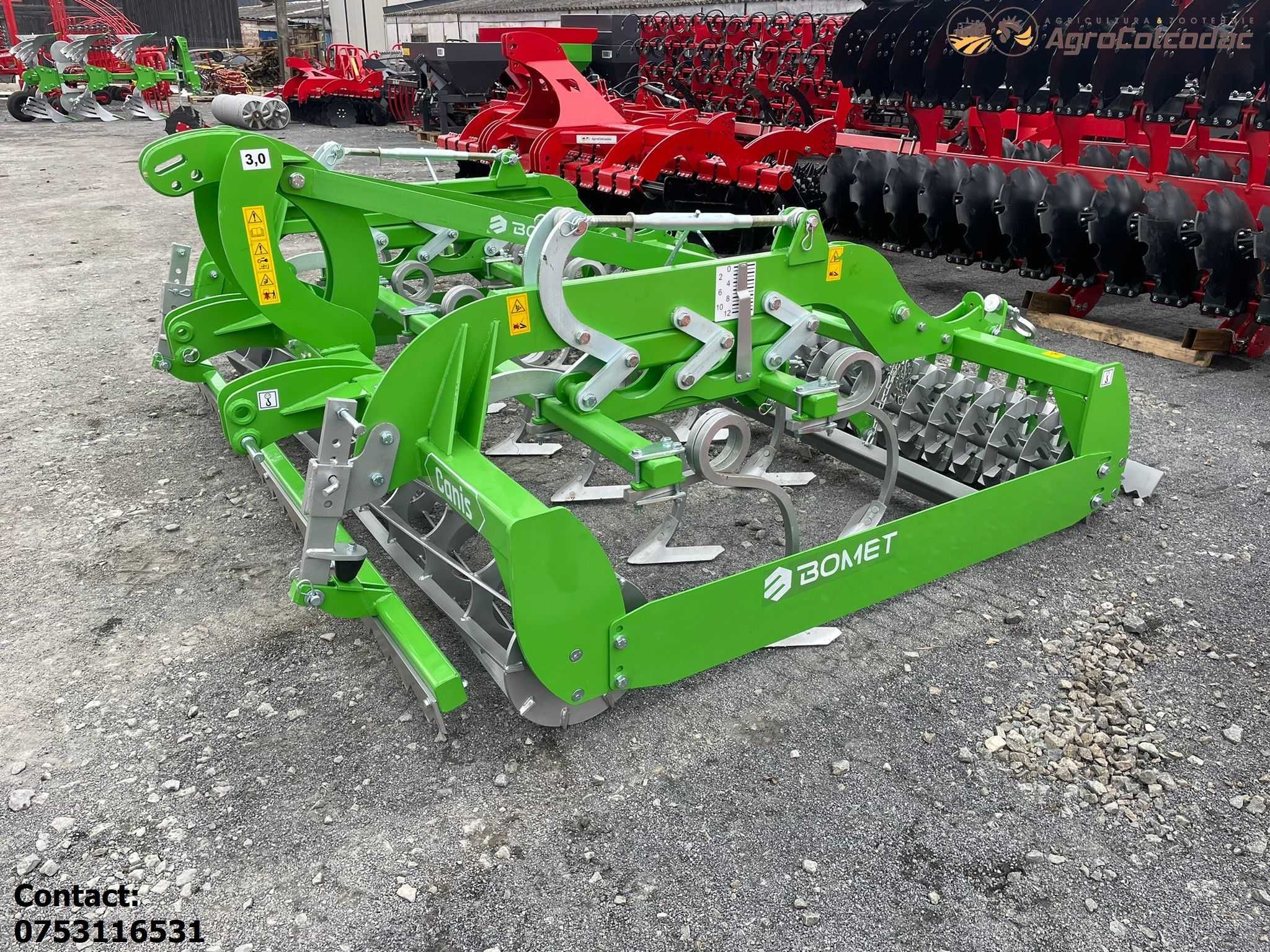 Cultivator agricol BOMET 2.5 m / 3 m / 4 m