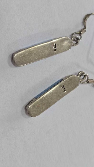 Сребърни обеци 925