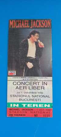 Bilet concert Michael Jackson