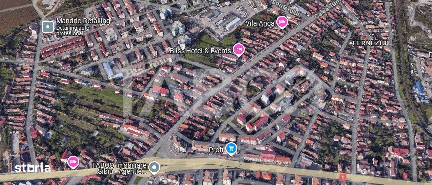 Spatiu comercial de vanzare 79 mpu 2 incaperi Sibiu zona Turnisor