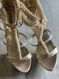 Sandale cu perle