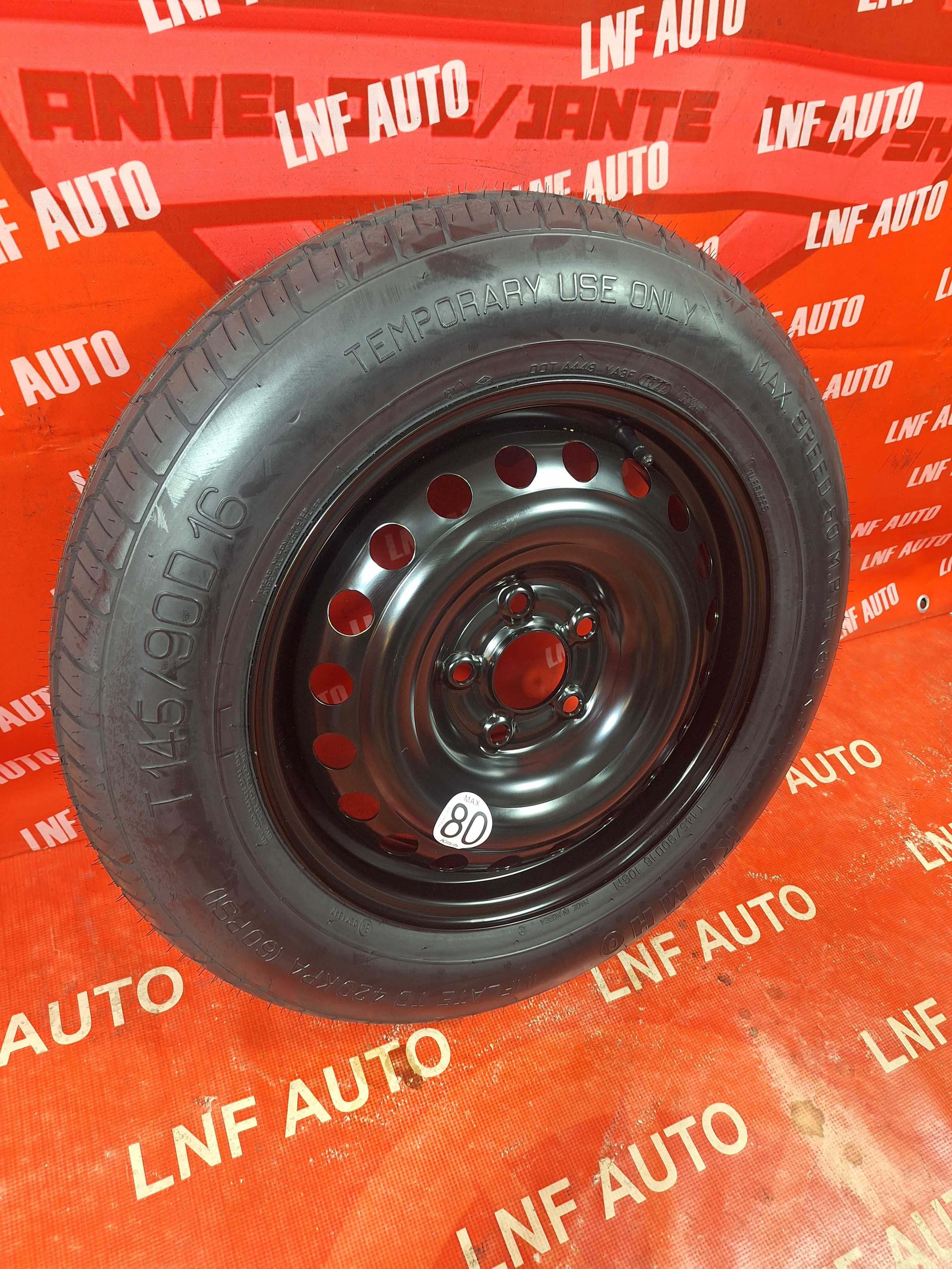 Roata Rezerva SLIM 5x114.3 16'' Nisan Renault Captur Dacia Duster 2022
