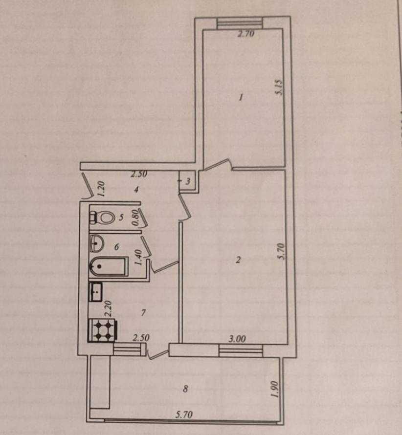 ц13 2/2/4 Срочно продается квартира Абдулла Кодирий