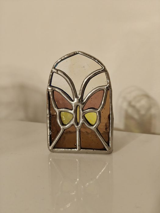 Suport lumânare vitraliu