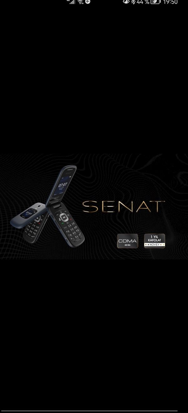 Novey senat gsm va cdma dastafka tekin