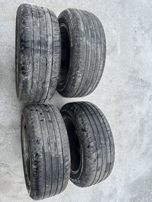 Jante 5x120  r17 bmw f10 f11 originale anvelope vara 225/55R17 Goodyer