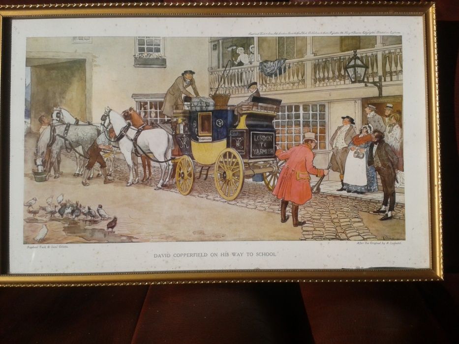 Litografie "David Copperfield"