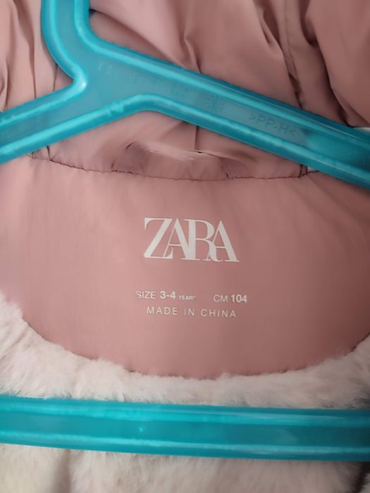 Зимно яке Зара за момичета 12-18 месеца