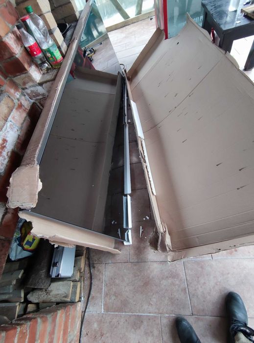 Usa dressing panou culisant cu oglinda separator mobila dulap