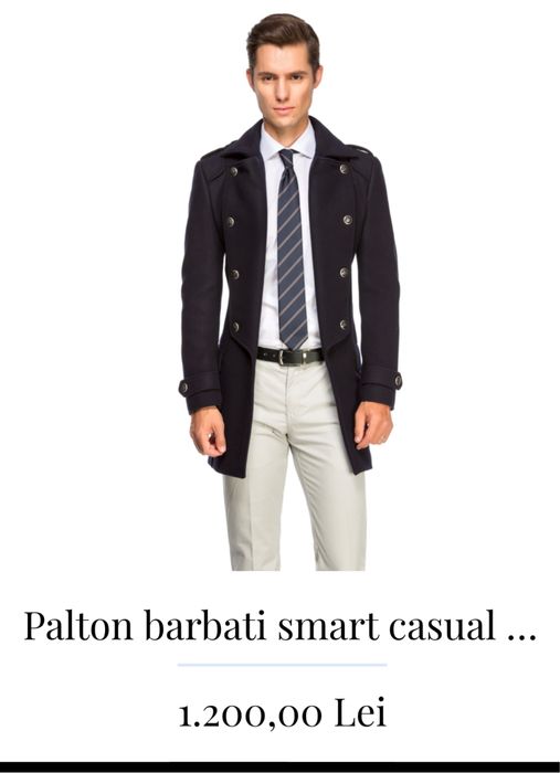 Palton Negru Army – Pentru Bărbatul Cu Stil!