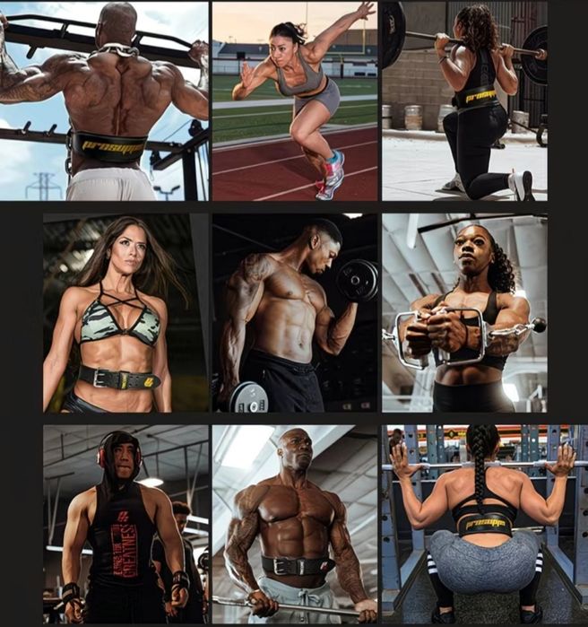 Тяжелоатлетический спортивный пояс ремень для зала