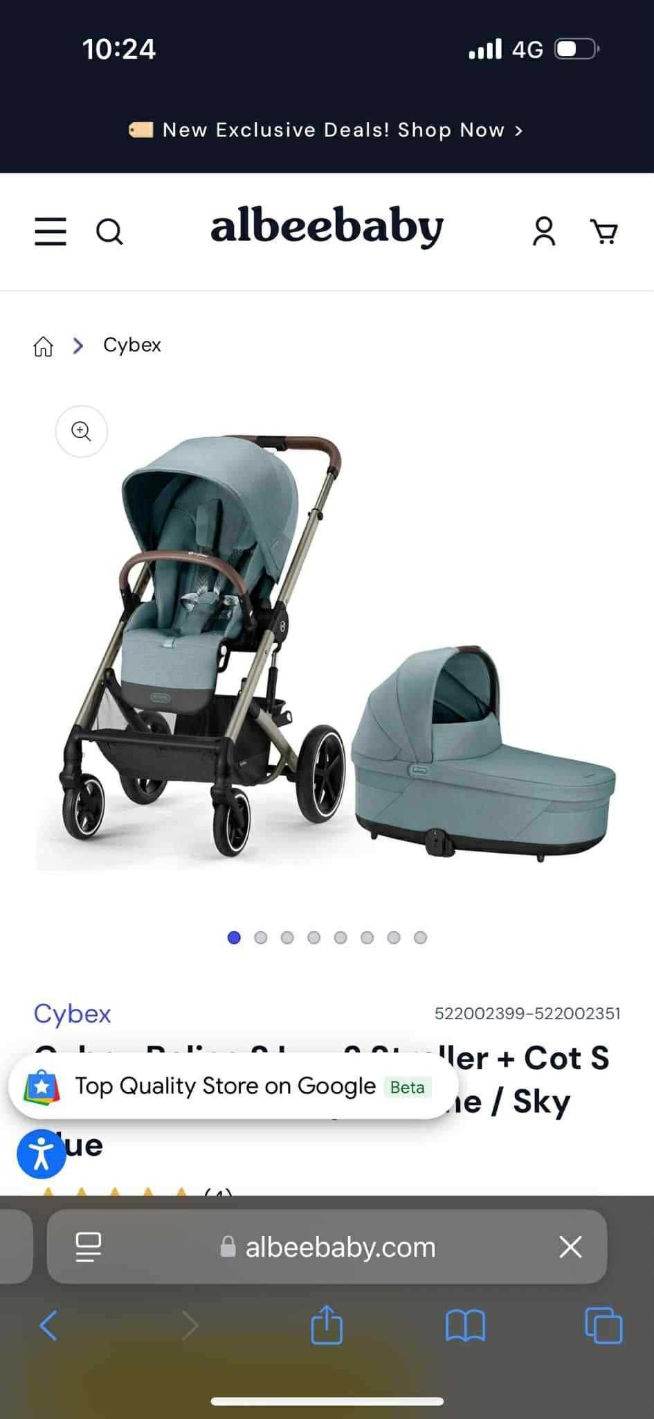 Детска количка "Cybex balios s lux"