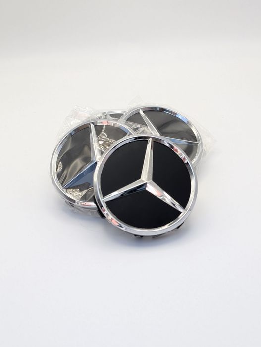 Set 4 capace roti 75 mm compatibil cu  janta Mercedes