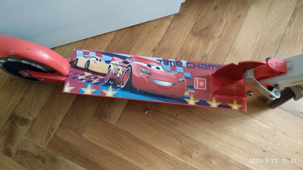 Тротинетка MONDO с 2 колела CARS 3 18100