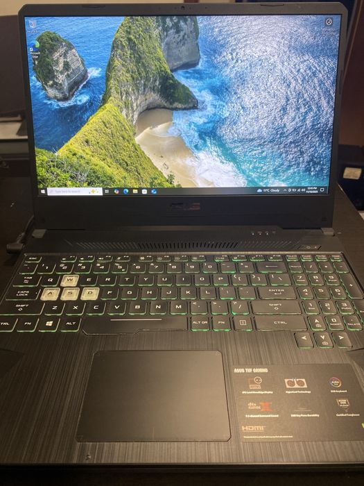 ASUS TUF AMD 5-3550H 8GB ram, 256GB SSD 1 TB HDD Nvidia 1050TI#42053