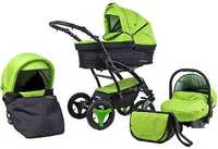 Детска количка ADBOR S-line 2 в 1 - зелена