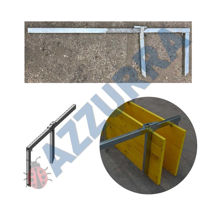 POPI METALICI 2-3,5 m ITALIA, trepied, furca zincata