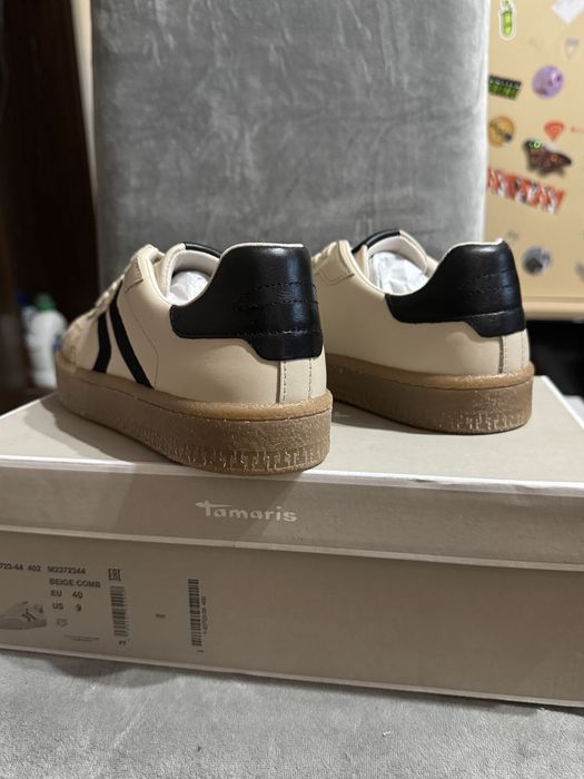 Tamaris Ledersneakers Beige Eur40 unisex