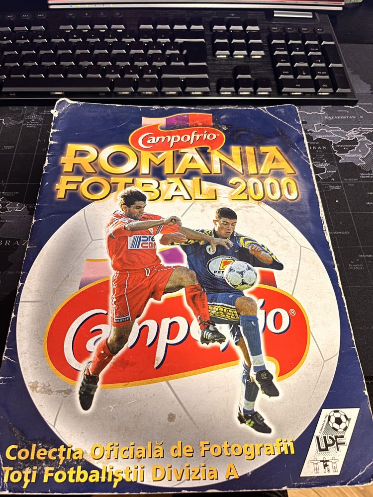 Album Campofrio Panini Anul 2000 cu Liga I Romania